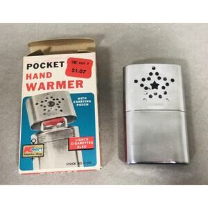 Vintage Pocket Hand Warmer Hunting Camping Outdoors Cold Weather K-Mart Kresge